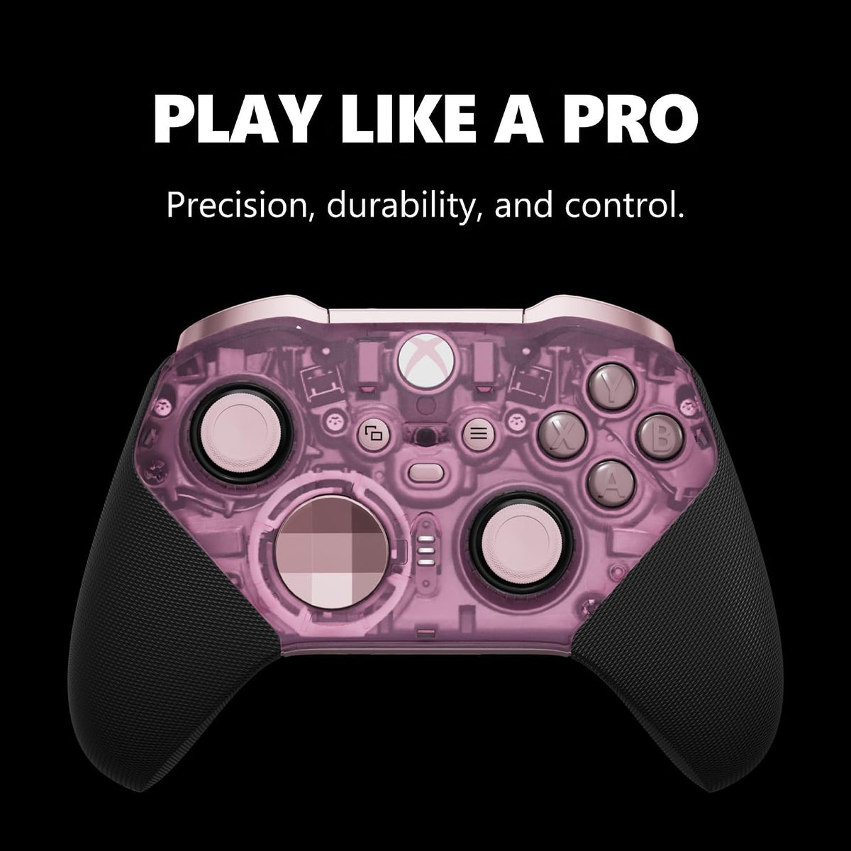 Xbox Wireless Gaming Controller | Elite Series 2 Core | Translucent Pink | Consoles, Pcs, Tvs, Mobile, and More | Adjustable Thumbsticks | Trigger Locks