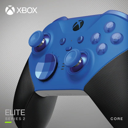 Xbox Elite Series 2 Core Wireless Gaming Controller – Blue Series X|S, One, Windows PC, Android, and Ios