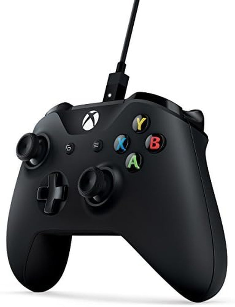 Microsoft 4N6-00001 Xbox Controller + Cable for Windows, Black