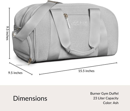 Burner Small Gym Bag for Women and Men, 23L