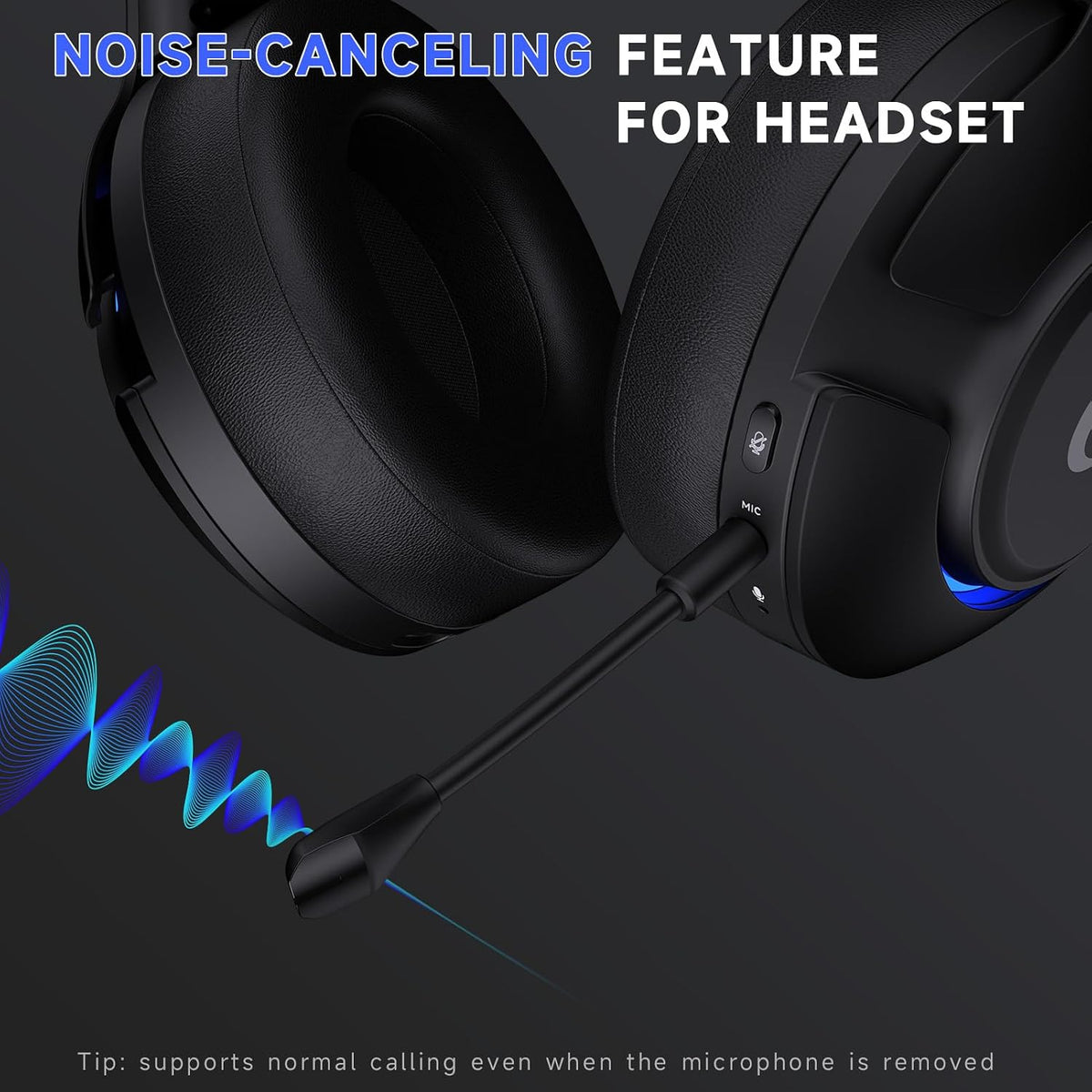 Wireless PS5 Headset 5.0 Surround Sound