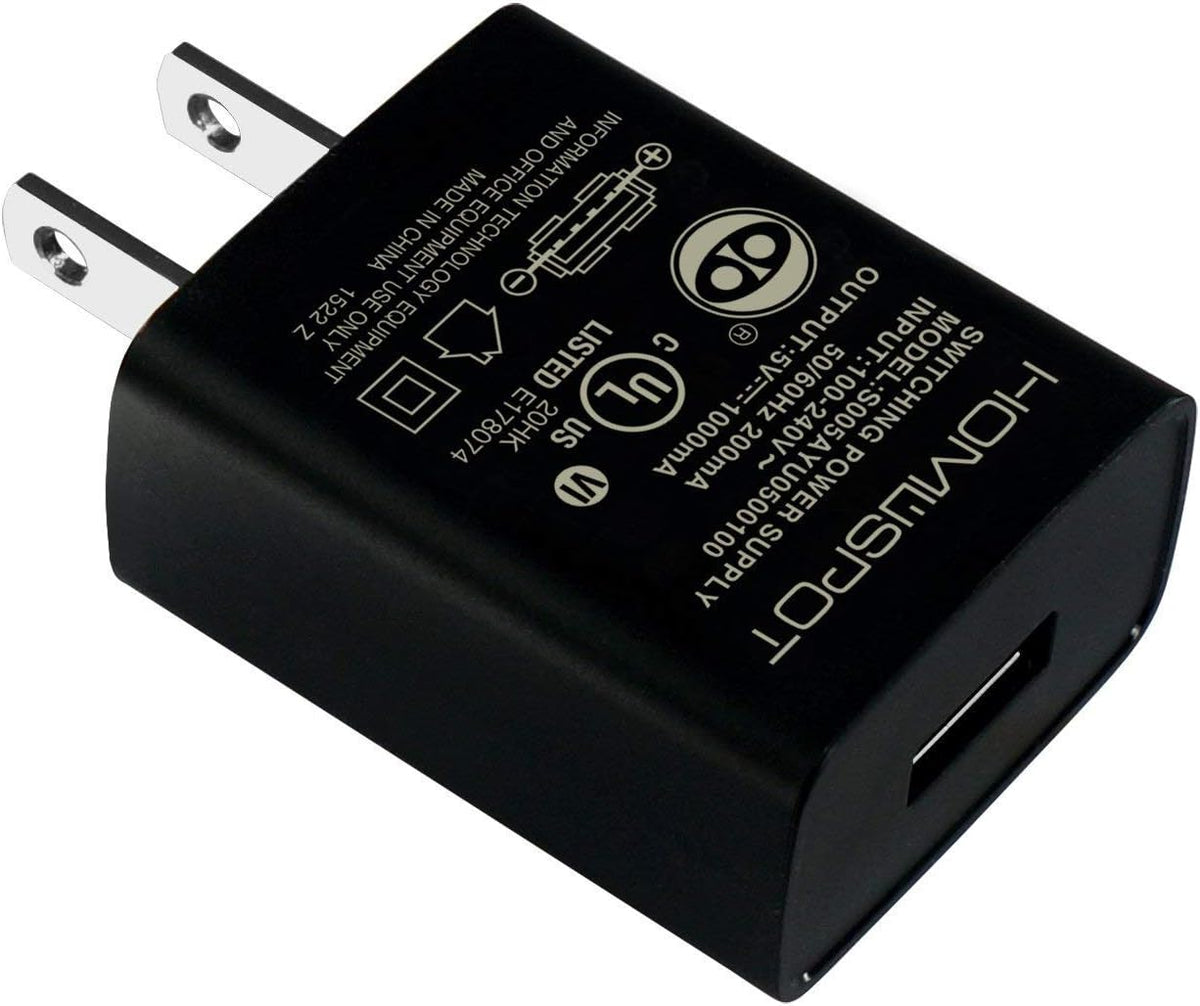 UL Listed 5V 1A USB Wall Charger, Single-Port USB-A Power Adapter