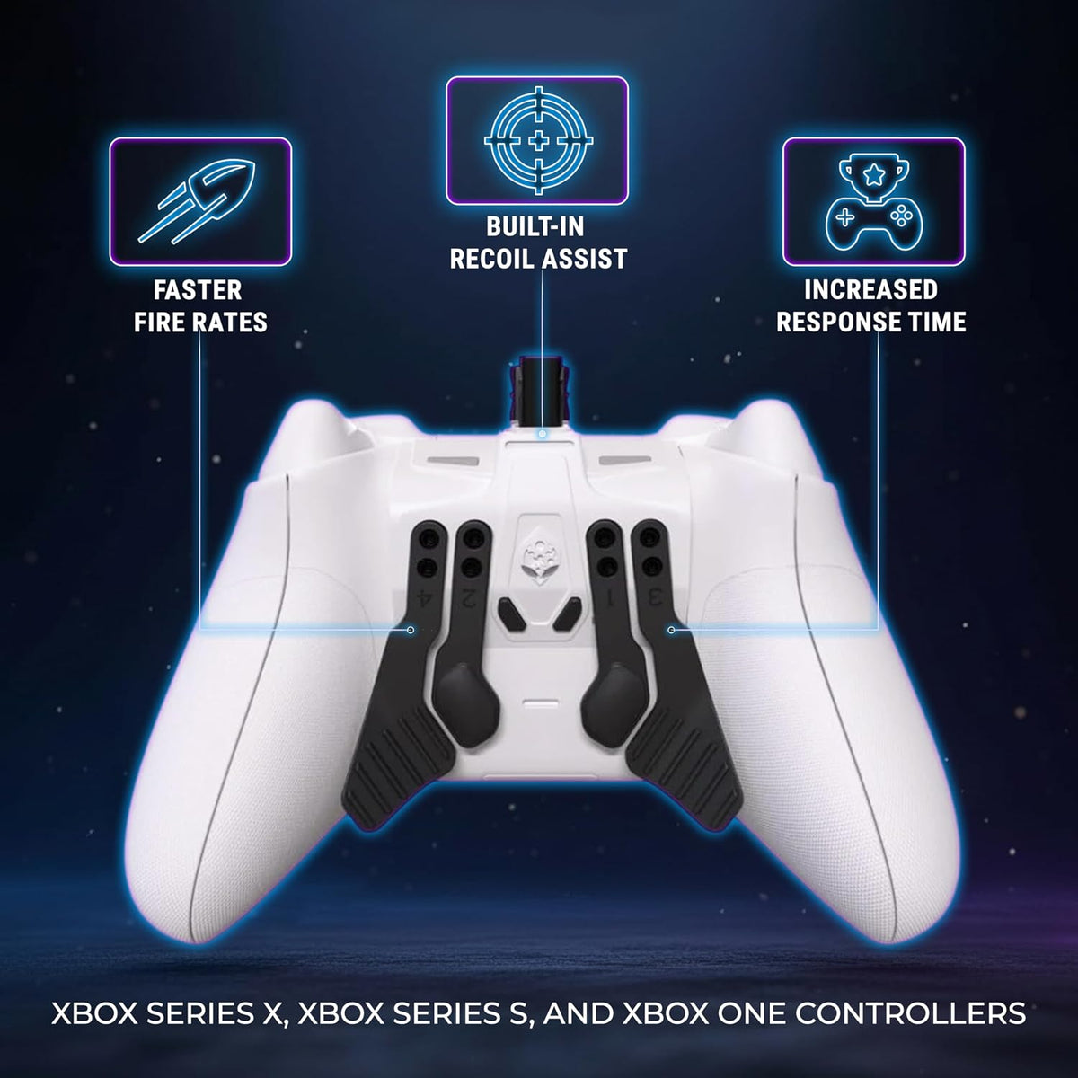 Strike Pack Horizon M.O.D. Pack – Precision Paddle Controller Mod Compatible with Xbox Series X|S and Xbox One, App-Enhanced Gaming with Anti-Recoil M.O.D.S, and Effortless Control