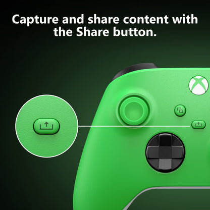 Wireless Controller – Velocity Green – for  Series X|S,  One, Pcs, Tvs, Mobile, and More