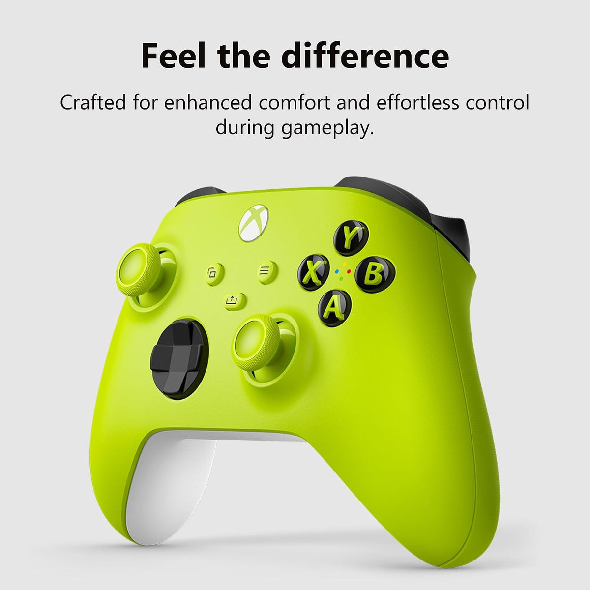 Xbox Wireless Gaming Controller | Electric Volt | Consoles, Pcs, Tvs, Mobile, and More | Textured Grip | Wireless, Bluetooth, USB-C Connectivity