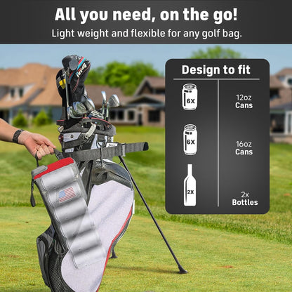 Insulated Slim Golf Bag Cooler with Ice Pack
