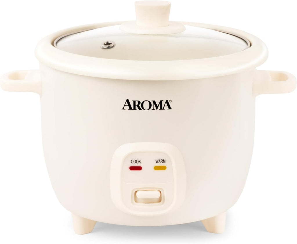 Corecoat Pot-Style Rice Cooker with One-Touch Control and Non-Stick Ceramic Coating (6 Cups Cooked, 3 Cups Uncooked)