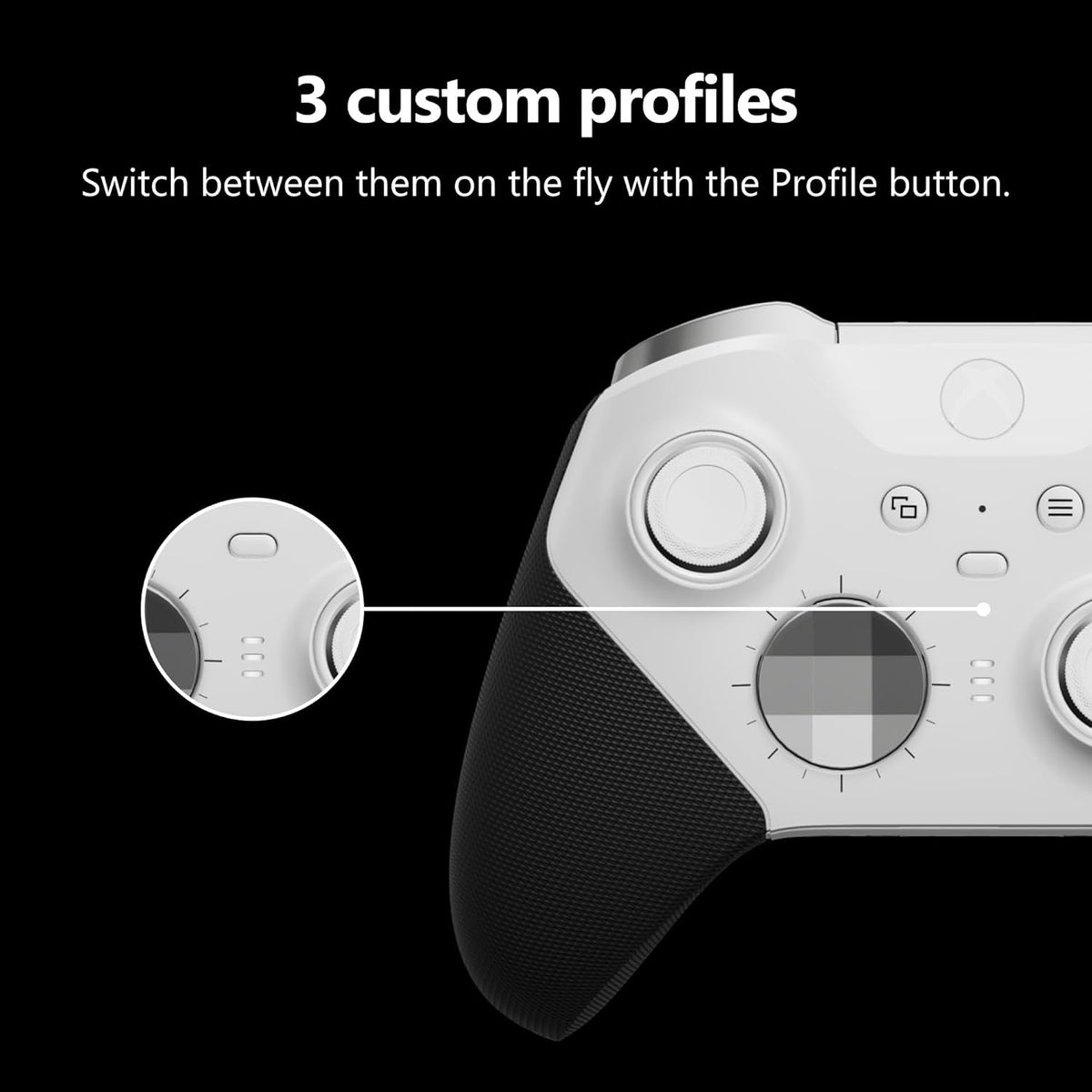 Xbox Wireless Gaming Controller | Elite Series 2 Core | Robot White | Consoles, Pcs, Tvs, Mobile, and More | Adjustable Thumbsticks | Trigger Locks