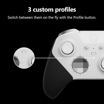 Xbox Wireless Gaming Controller | Elite Series 2 Core | Robot White | Consoles, Pcs, Tvs, Mobile, and More | Adjustable Thumbsticks | Trigger Locks