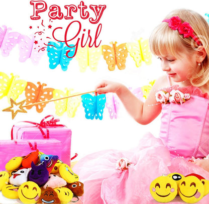 Emoticon Keychains Party Favors: Plush Emoticon Party Supplies