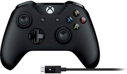Microsoft 4N6-00001 Xbox Controller + Cable for Windows, Black