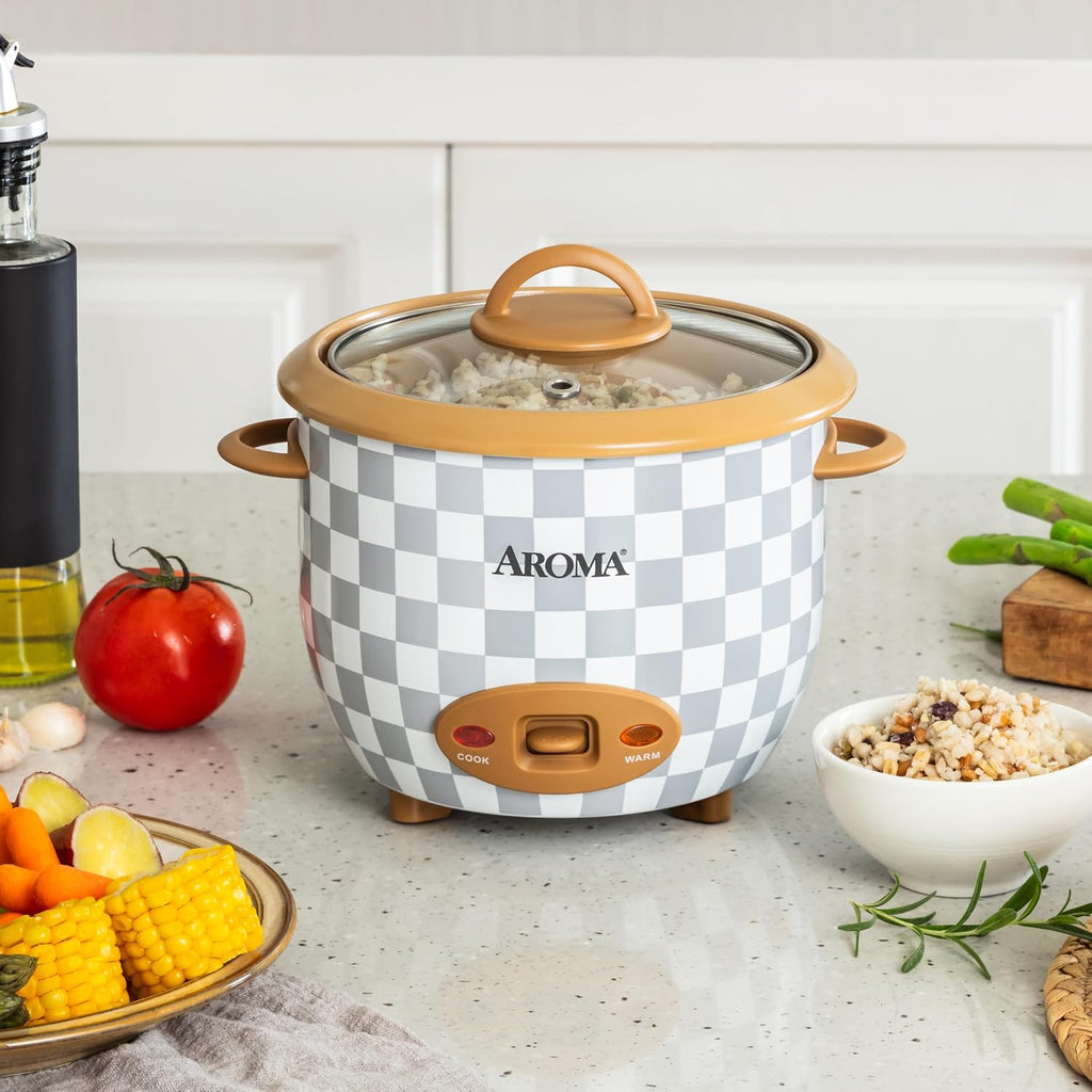 ® 6-Cup (Cooked) One-Touch Pot Style Rice Cooker with Corecoat™ Pfas-Free Nonstick Ceramic Surface (1.5 Quarts)