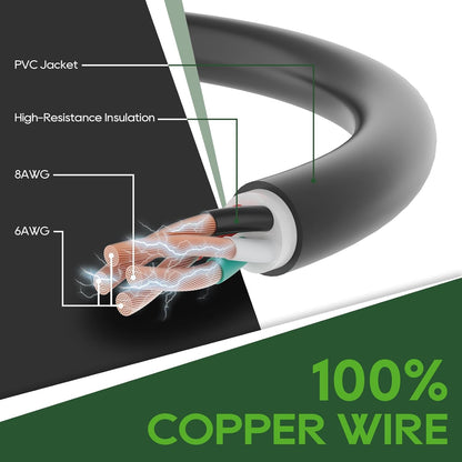 50 Amp 50 Foot RV/EV Extension Cord