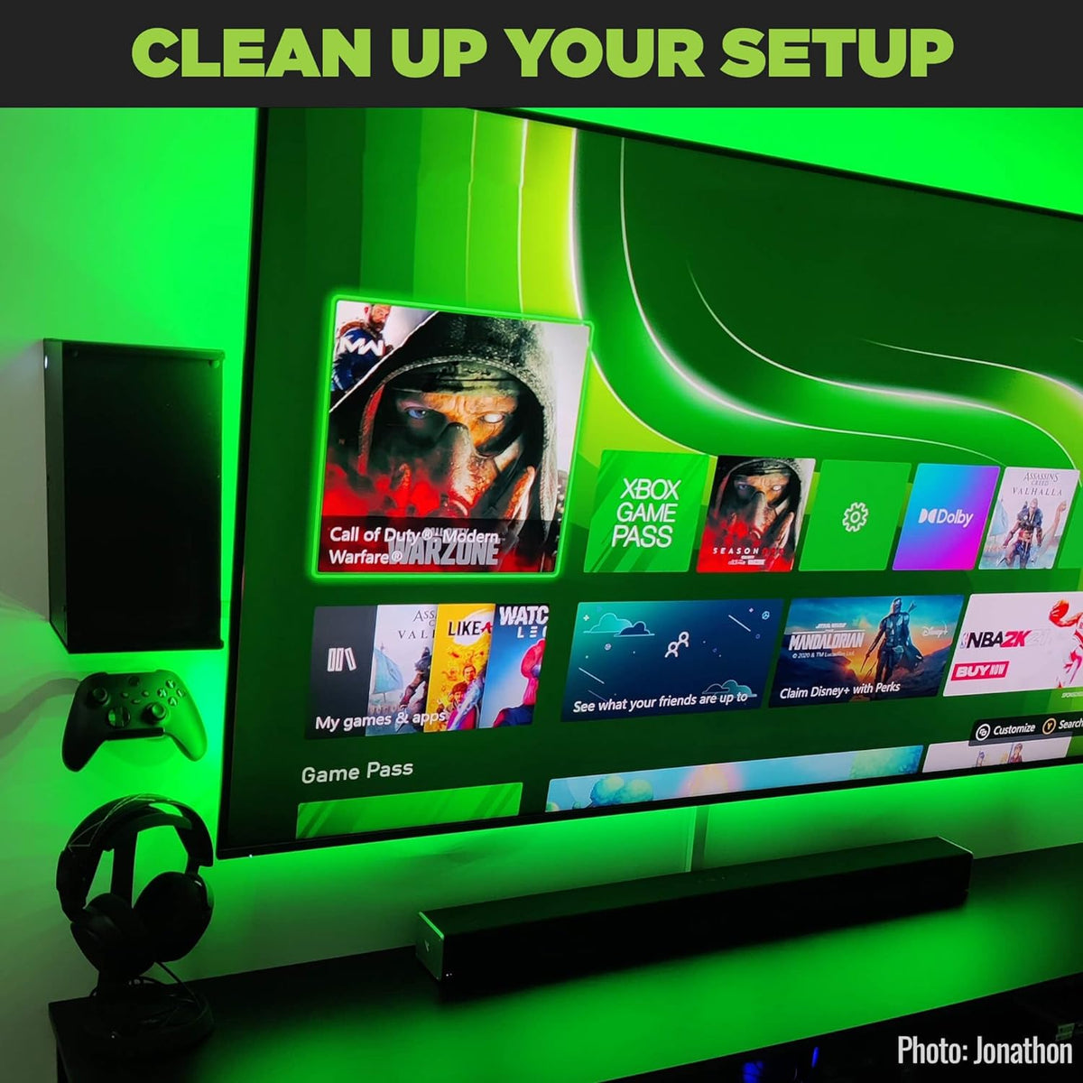 for Xbox Series X - Xbox Series X Wall Mount, Steel Mount for No Sag