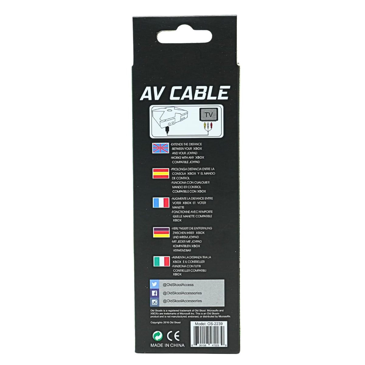 Xbox Av Cable Compatible with the Original Xbox
