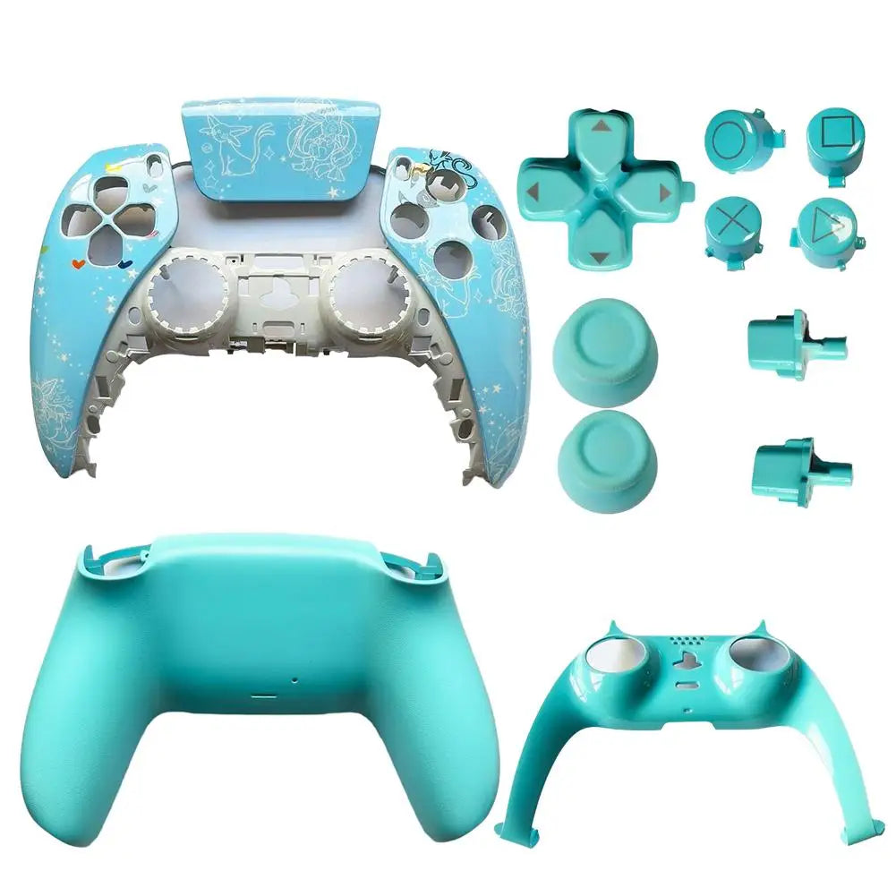 Limited Edition Shell Kit for PS5 Controller - Faceplate + Touchpad + Trim Strip, Replacement Repair Accessory for Gamepad