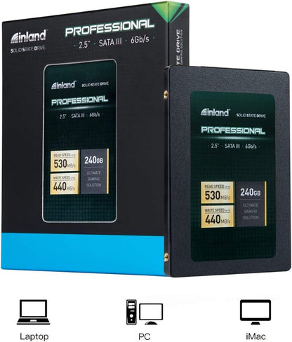 Pro 240GB SSD 3D NAND SATA III 2.5" 7Mm Internal Solid State Drive