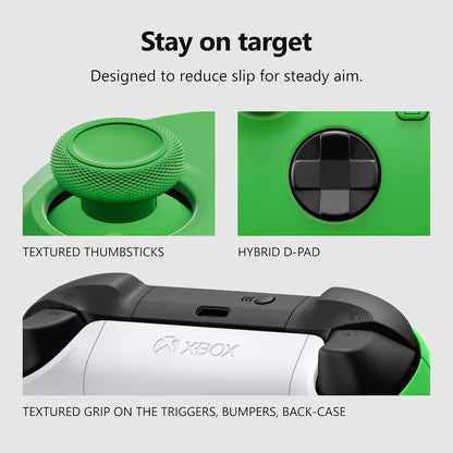 Xbox Wireless Gaming Controller | Velocity Green | Consoles, Pcs, Tvs, Mobile, and More | Textured Grip | Wireless, Bluetooth, USB-C Connectivity