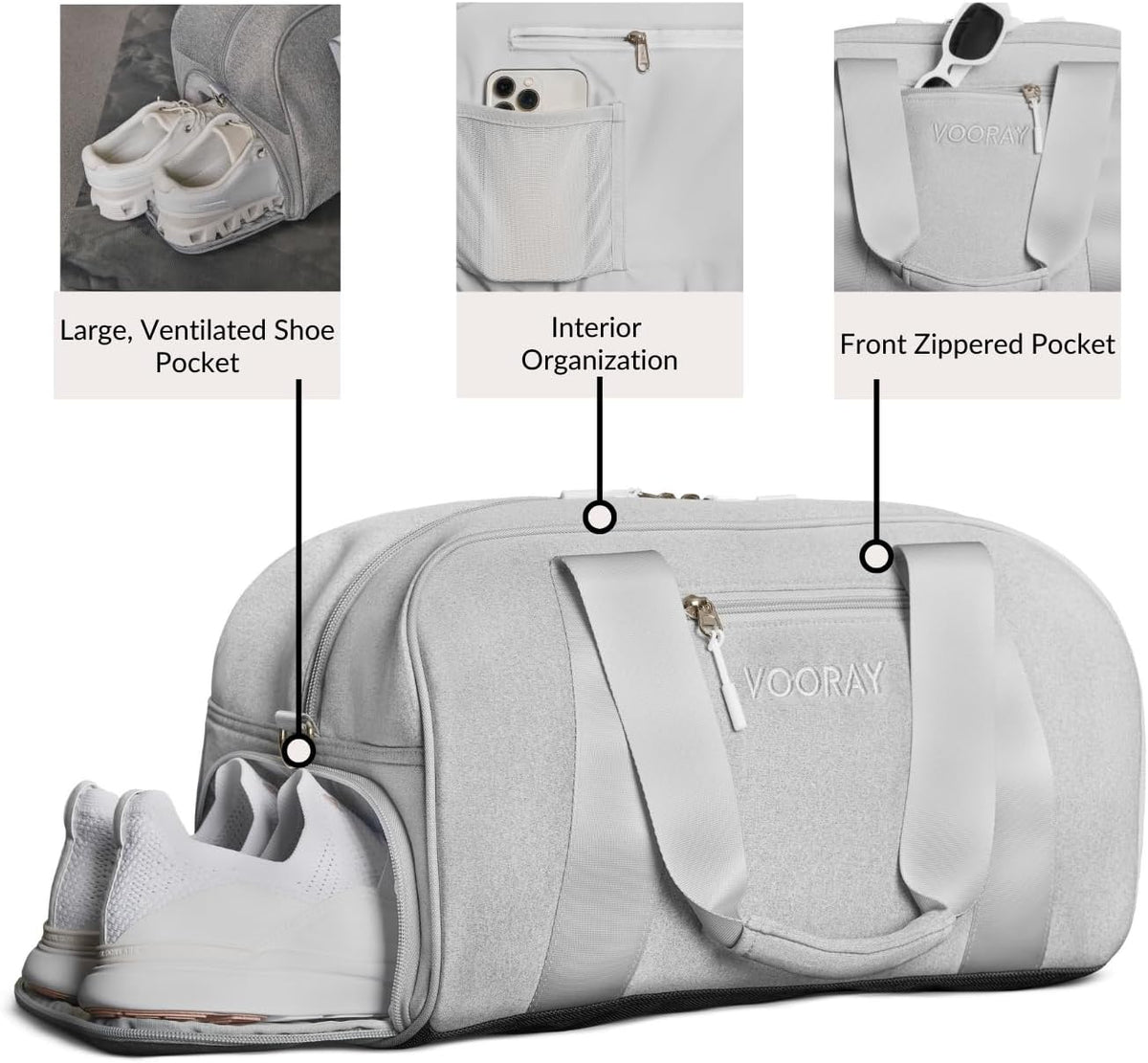 Burner Small Gym Bag for Women and Men, 23L