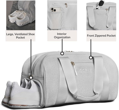 Burner Small Gym Bag for Women and Men, 23L