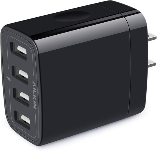 Wall Charger, USB Charger Adapter,  4.8A 4Multi Port Fast Charging
