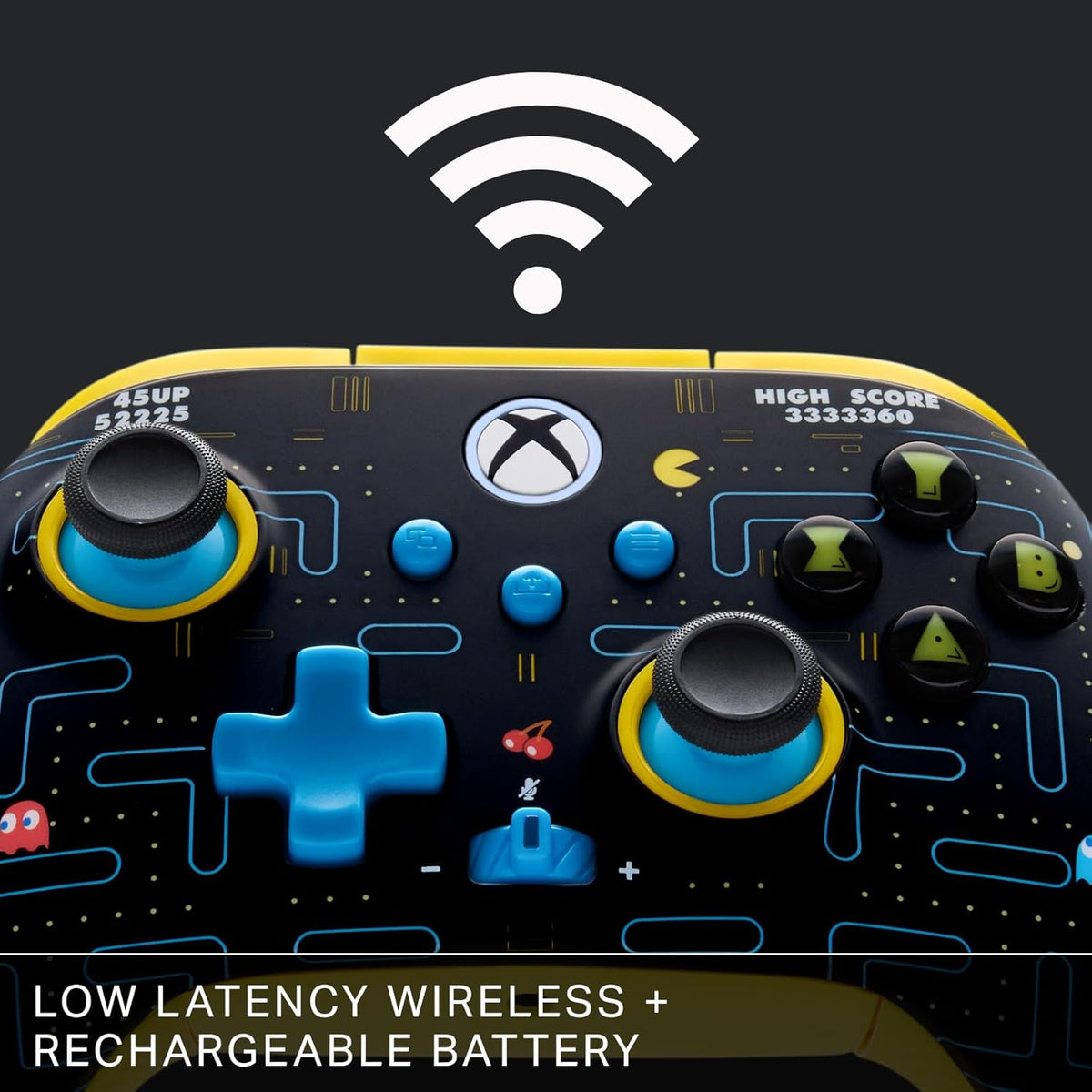 Wireless Controller for Xbox Series X|S - PAC-MAN Special Edition, Hall Effect Thumbsticks, Low Latency Wireless, Officially Licensed, Works with Xbox One and Windows 10/11