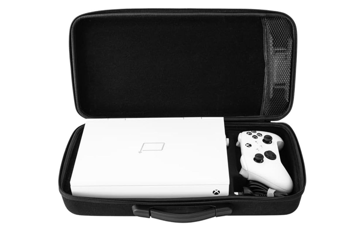 Xscreen Case - Designed for Xbox - Holds the Xscreen While Attached to the Xbox Series S, plus an Xbox Controller, the Xbox USB Cable and Power Cable (Not Included)