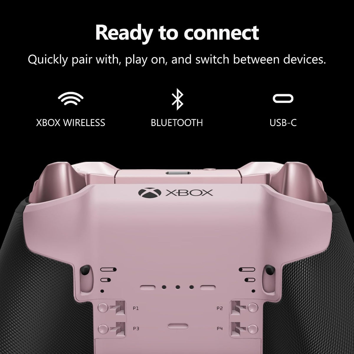Xbox Wireless Gaming Controller | Elite Series 2 Core | Translucent Pink | Consoles, Pcs, Tvs, Mobile, and More | Adjustable Thumbsticks | Trigger Locks