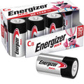 MAX C Batteries (8-Pack), C Cell Alkaline Batteries