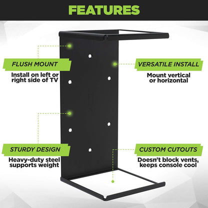 for Xbox Series X - Xbox Series X Wall Mount, Steel Mount for No Sag