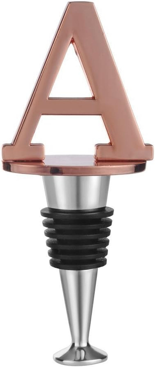 Wine Bottle Stopper, Prosecco Stopper, Rose Gold Wine Stopper