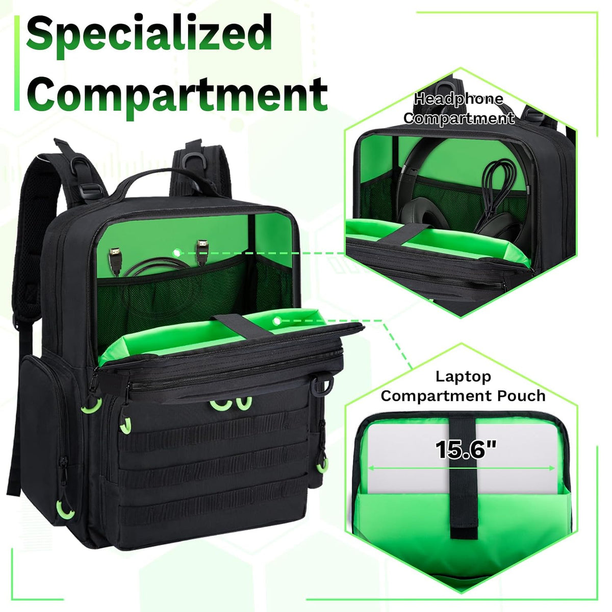 Travel Carrying Case Compatible with Xbox Series X/S