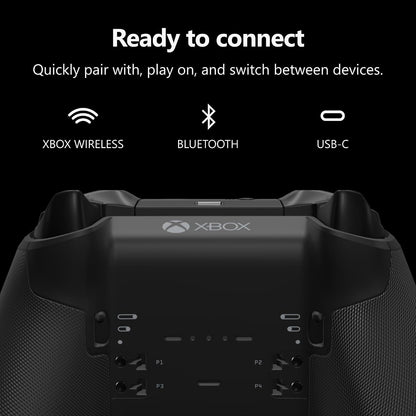Xbox Wireless Gaming Controller | Elite Series 2 Core | Translucent Black | Consoles, Pcs, Tvs, Mobile, and More | Adjustable Thumbsticks | Trigger Locks