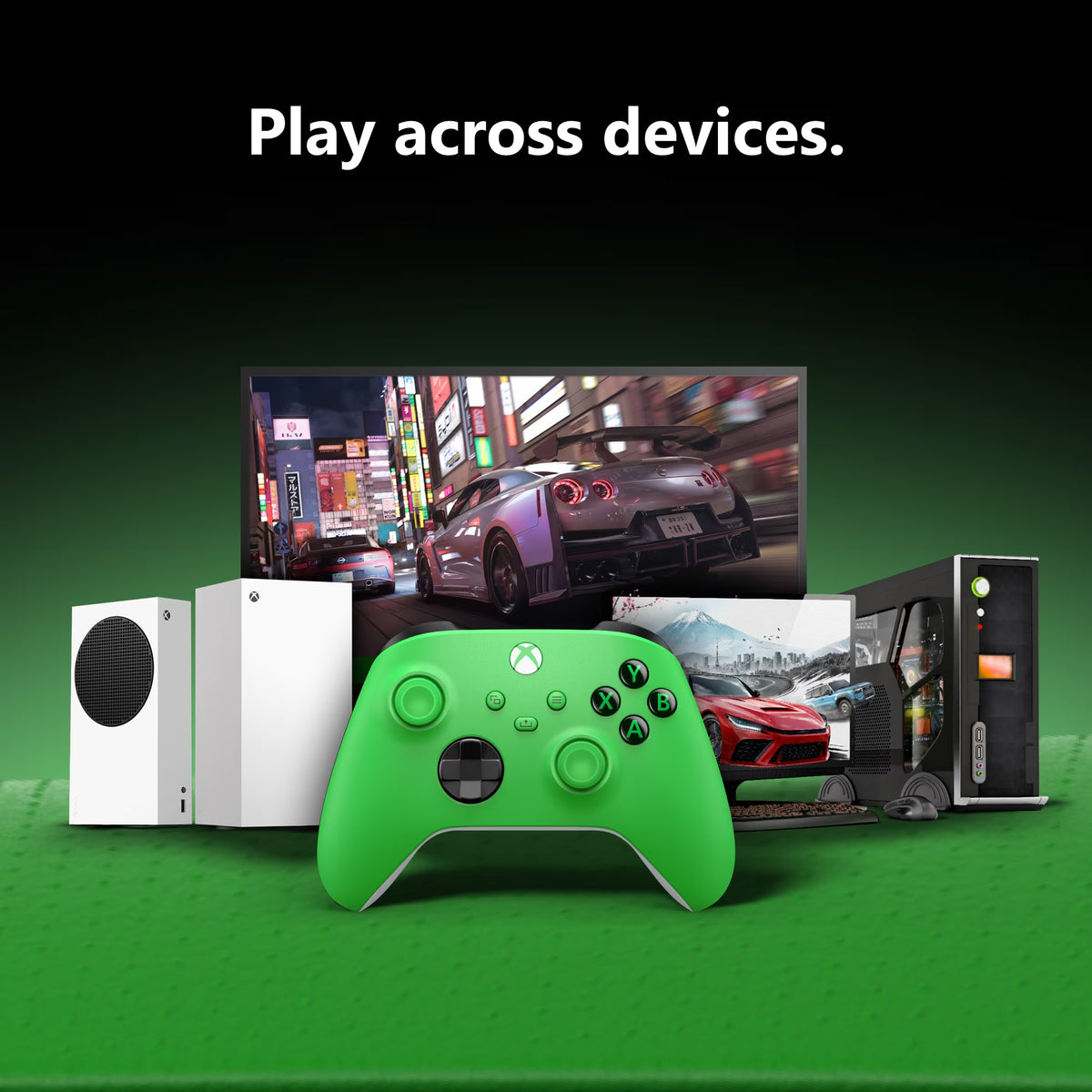 Wireless Controller – Velocity Green – for  Series X|S,  One, Pcs, Tvs, Mobile, and More