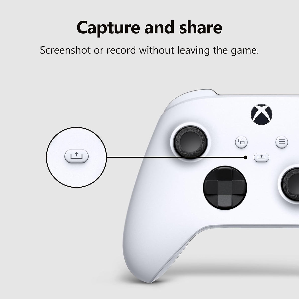 XBOX Wireless Gaming Controller | Robot White | Consoles, Pcs, Tvs, Mobile, and More | Textured Grip | Wireless, Bluetooth, USB-C Connectivity