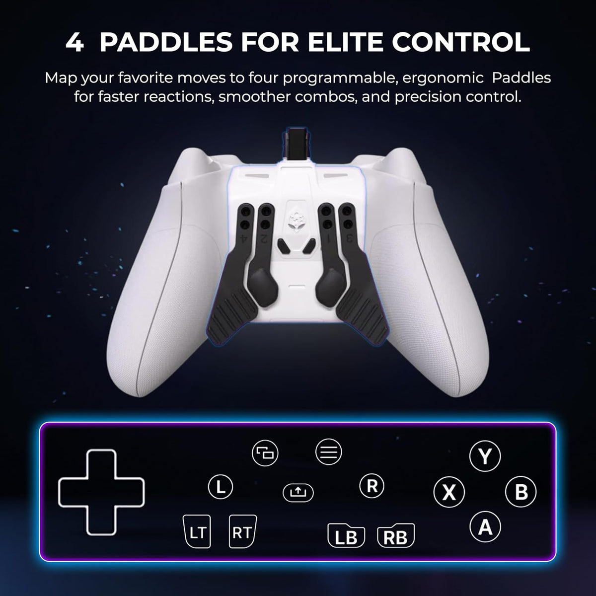 Strike Pack Horizon M.O.D. Pack – Precision Paddle Controller Mod Compatible with Xbox Series X|S and Xbox One, App-Enhanced Gaming with Anti-Recoil M.O.D.S, and Effortless Control