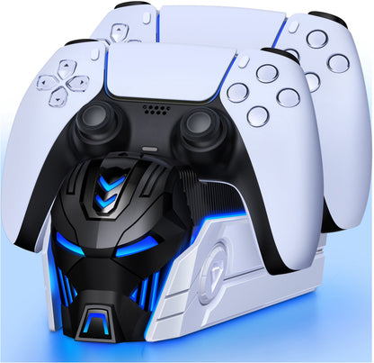 PS5 Controller Charger Station, Dual Fast Charging Dock for PS5 Dualsense Controller, PS5 Accessories