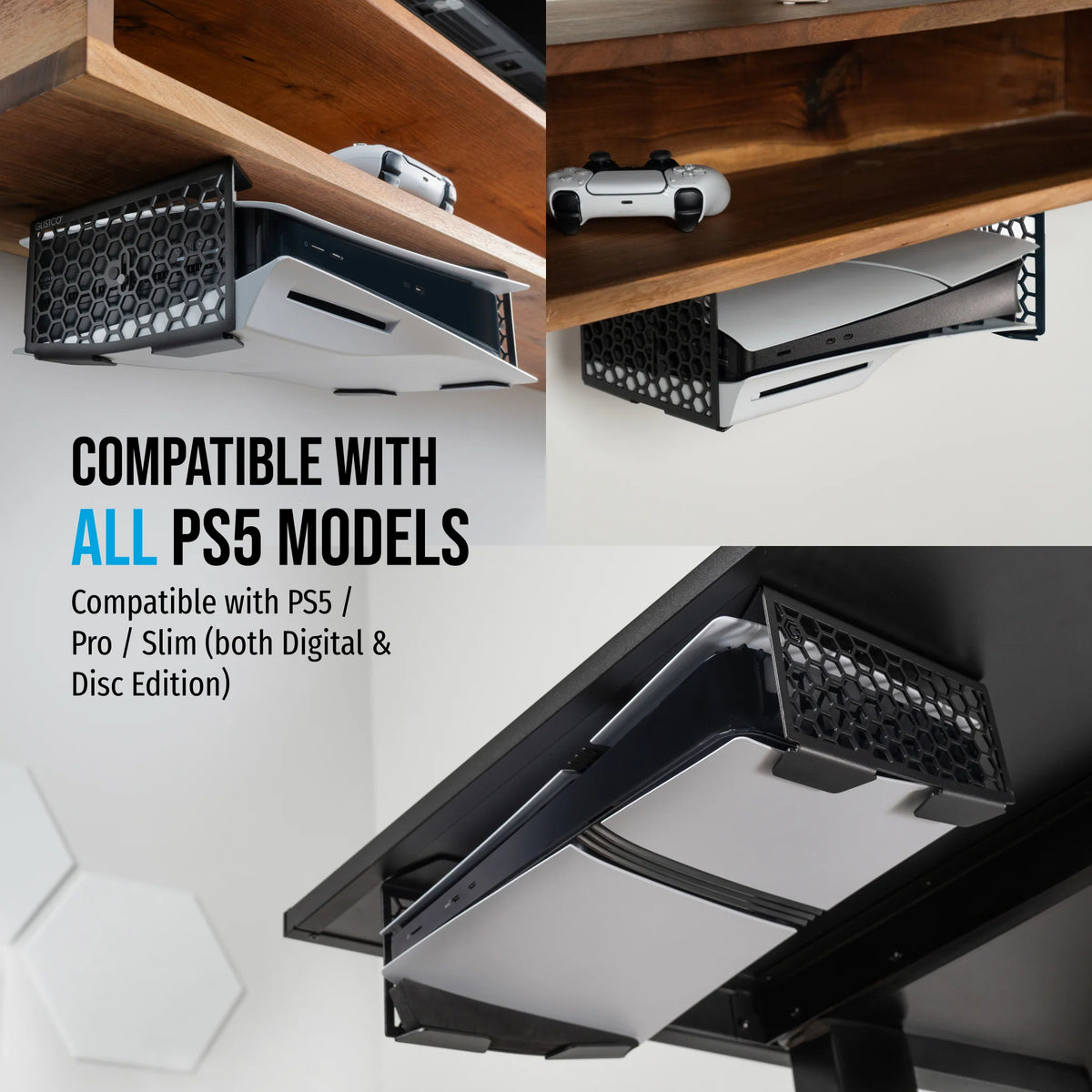 Stealth Mount Steel PS5