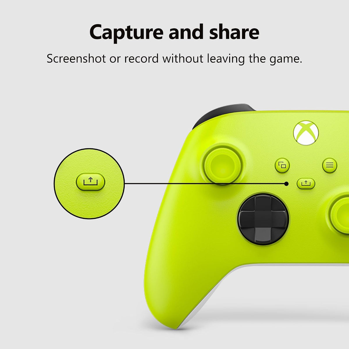 Xbox Wireless Gaming Controller | Electric Volt | Consoles, Pcs, Tvs, Mobile, and More | Textured Grip | Wireless, Bluetooth, USB-C Connectivity