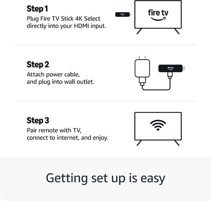 Fire TV Stick 4K Select Bundle with Alexa Voice Remote Pro