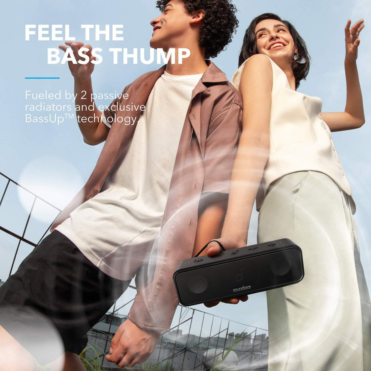 Anker 3 Portable Bluetooth Speaker, IPX7 Waterproof, 24H Playtime