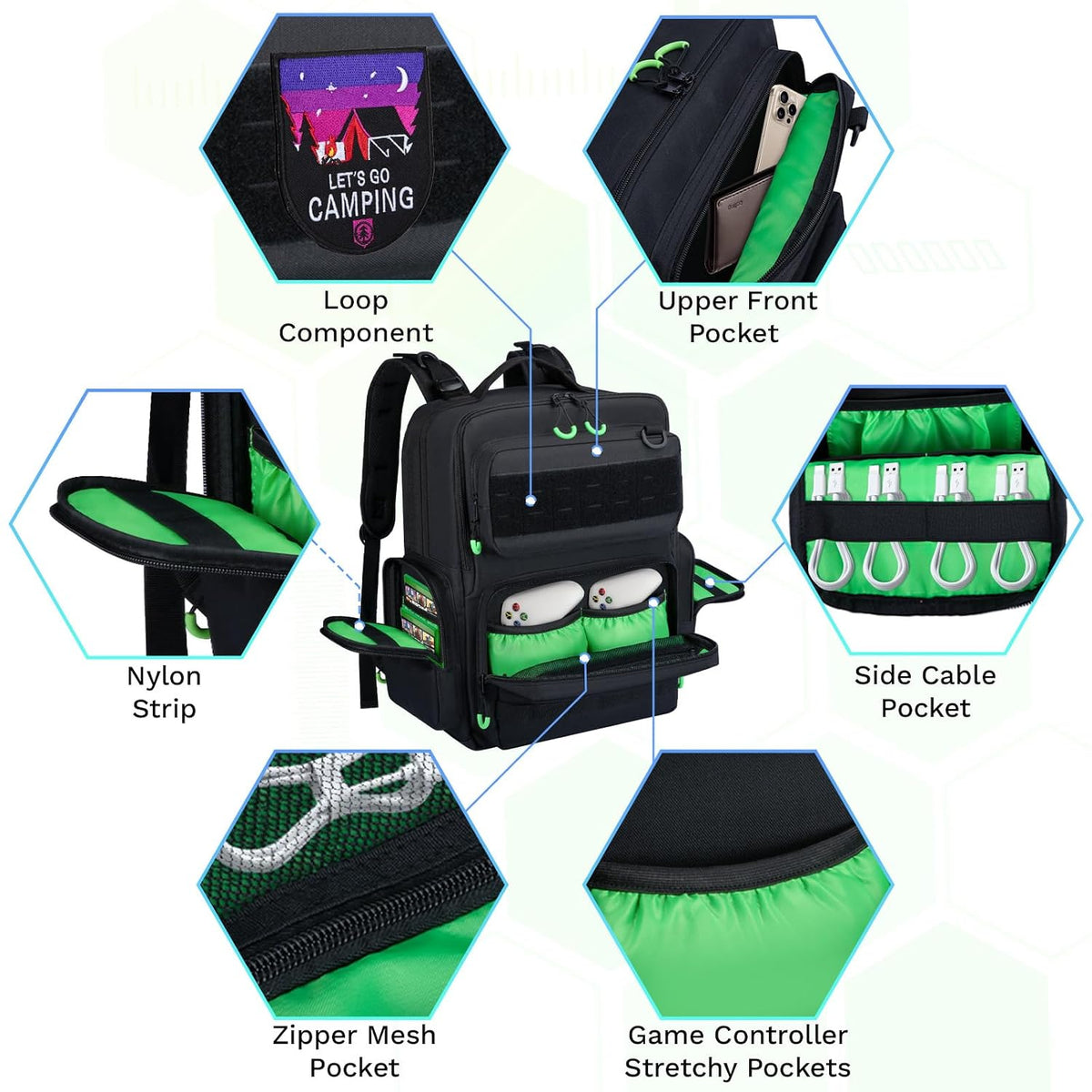 Travel Carrying Case Compatible with Xbox Series X/S