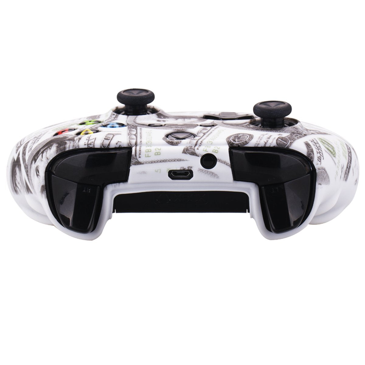 Printing Rubber Silicone Cover Skin Case for Xbox One S/X Controller X 1(US Dollar) with PRO Thumb Grips X 8