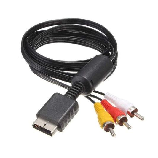 Gaming Consoles 1.8 M Composite Av to Rca Cable for Sony Playstation Ps2 Ps3 Psx