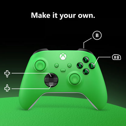 Wireless Controller – Velocity Green – for  Series X|S,  One, Pcs, Tvs, Mobile, and More