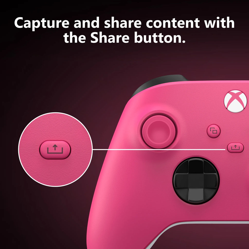 Wireless Controller Deep Pink for  Series X,  One, Pcs, and Cloud-Enabled Devices