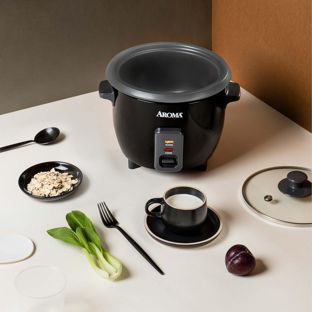 Housewares 1.5Qt. Rice & Grain Cooker (Arc-363Ngb),Black,6-Cup Cooked / 3-Cup Uncooked