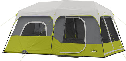 Core 9 Person Instant Cabin Tent - 14' X 9', Green (40008)