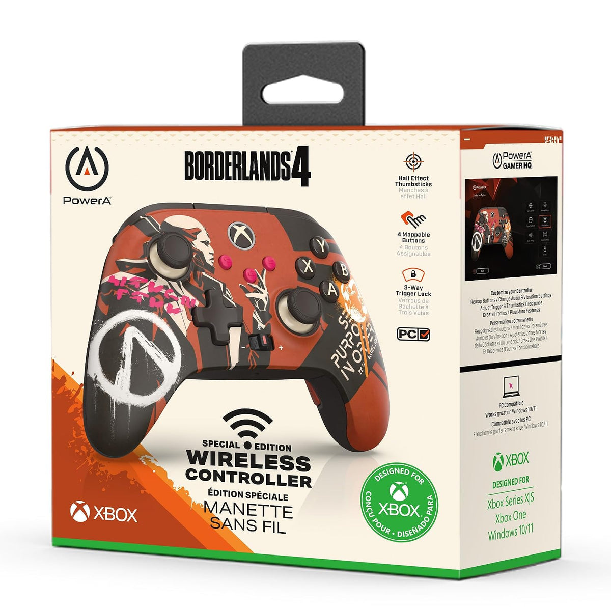 Wireless Controller for Xbox Series X|S - Borderlands Special Edition, Hall Effect Thumbsticks, Low Latency Wireless, Officially Licensed, Works with Xbox One and Windows 10/11