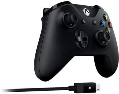 Microsoft 4N6-00001 Xbox Controller + Cable for Windows, Black